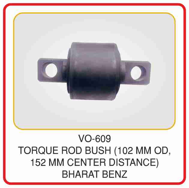 Torque Rod Bush Bharat Benz(102 Mm Od , 152 Mm Cd,hole-25.5mm )