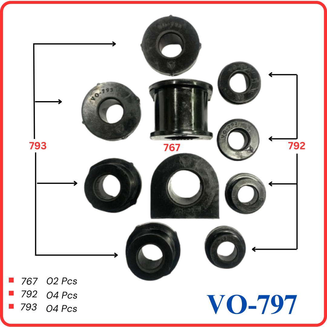 Balance Rod Bush Kit Tata 407/608/709