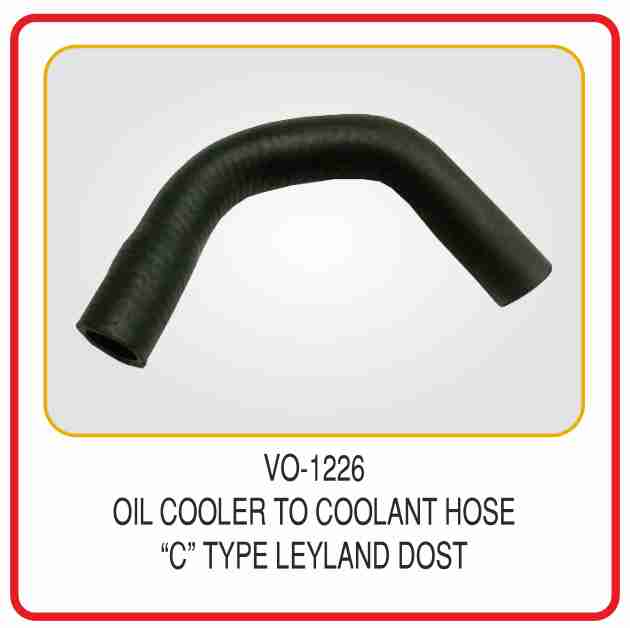 Oil Cooler To Coolant Hose "c" Type Leyland Dost