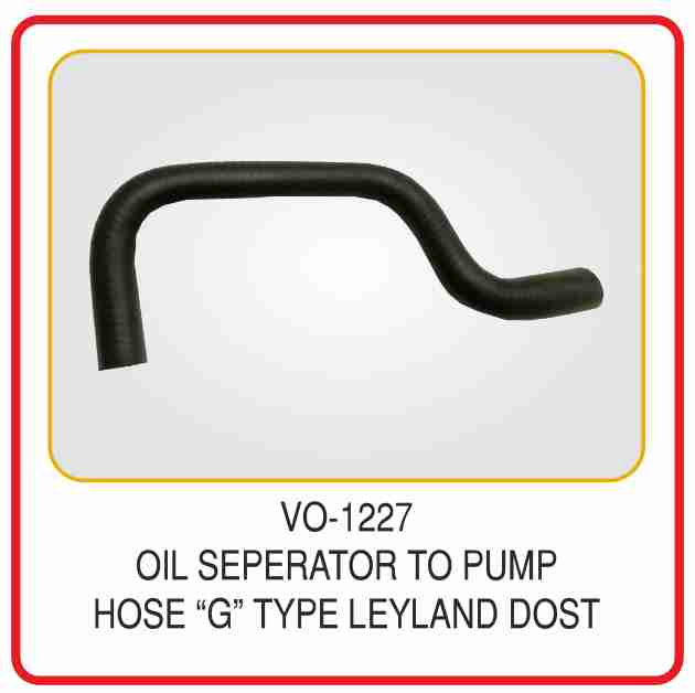 Oil Seperator To Pump Hose "g" Type Leyland Dost