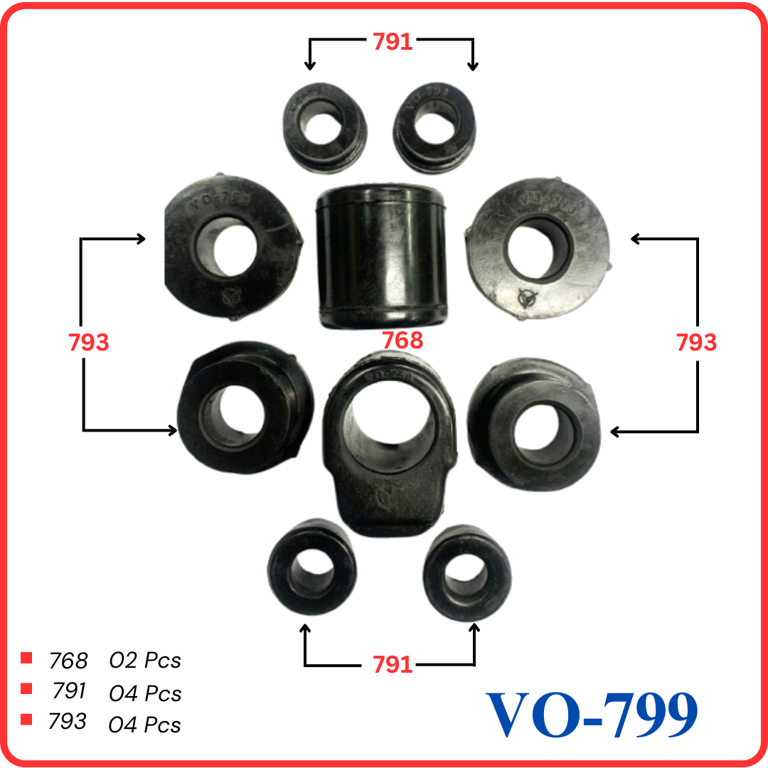 Balance Rod Bush Kit Tata Marcopolo