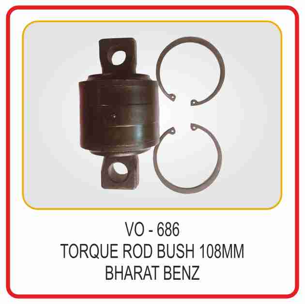 Torque Rod Bush Bharat Benz (od-108 Mm,cd-155 Mm, Hole-25.5 Mm)