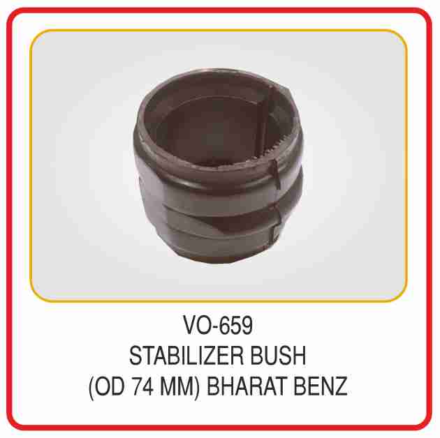 Stabilizer Bush Bharat Benz (od-74 Mm, Id-48 Mm, Length-56 Mm)